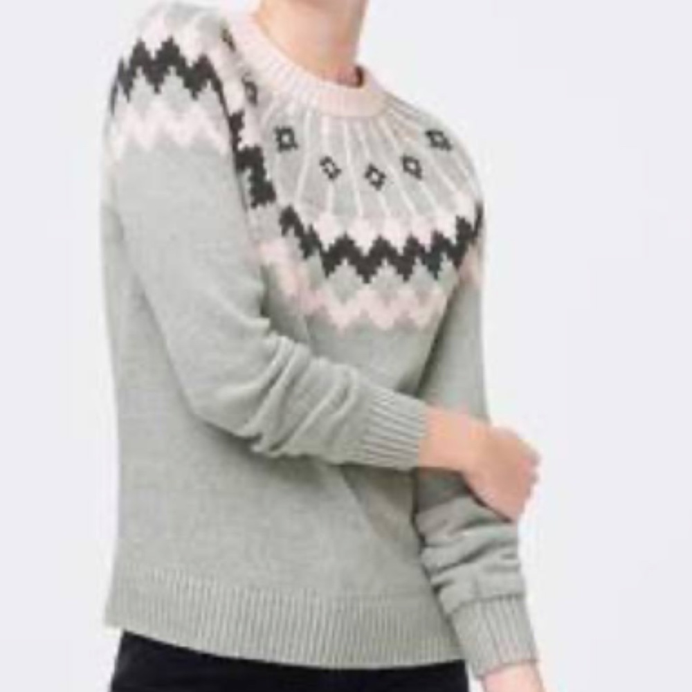 NWT J. Crew Factory fair isle sweater